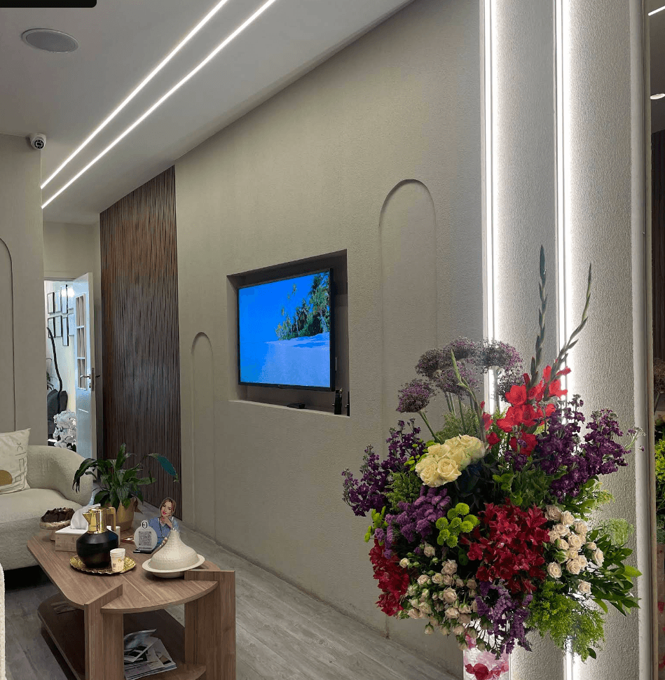 Detail of the clinic interior